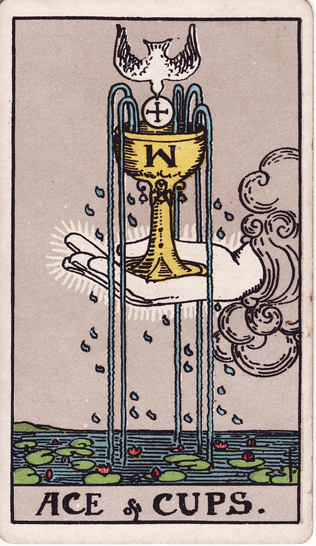 Ilustração da carta Ás de Copas