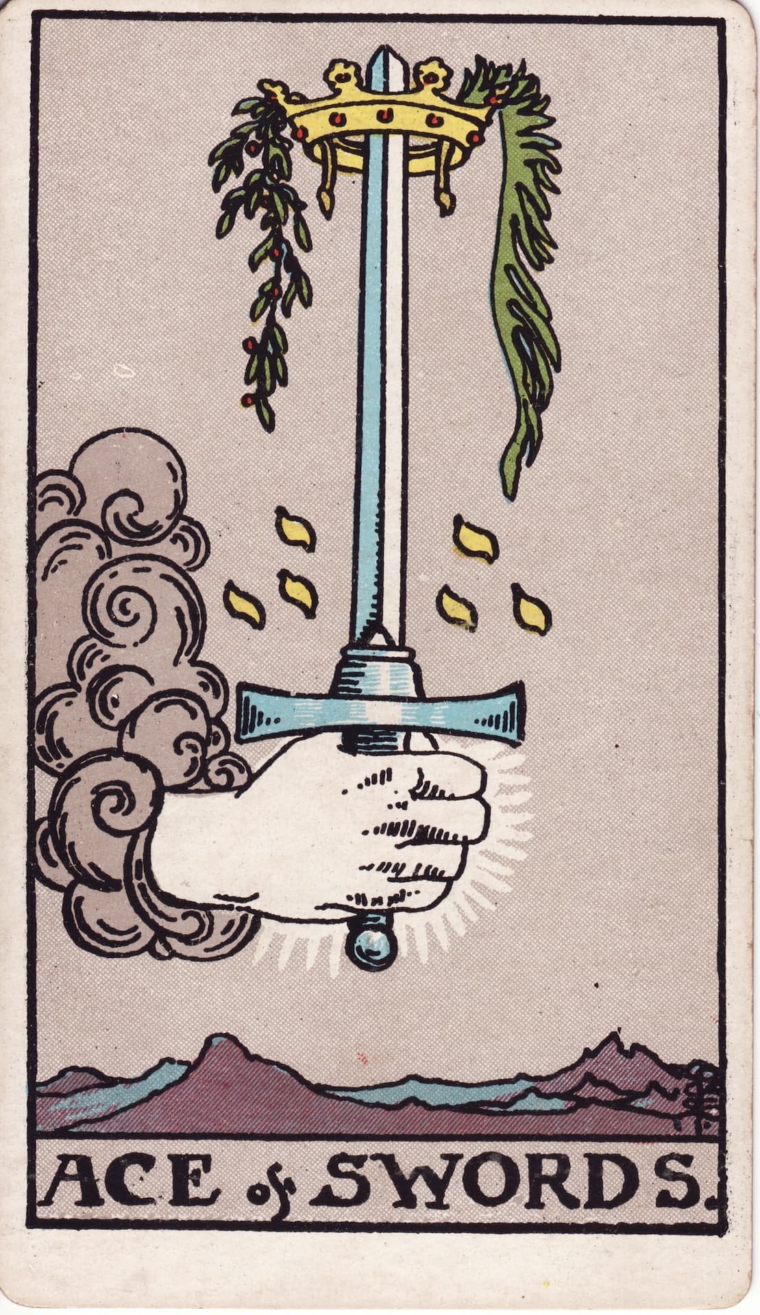 Carta Ás de Espadas