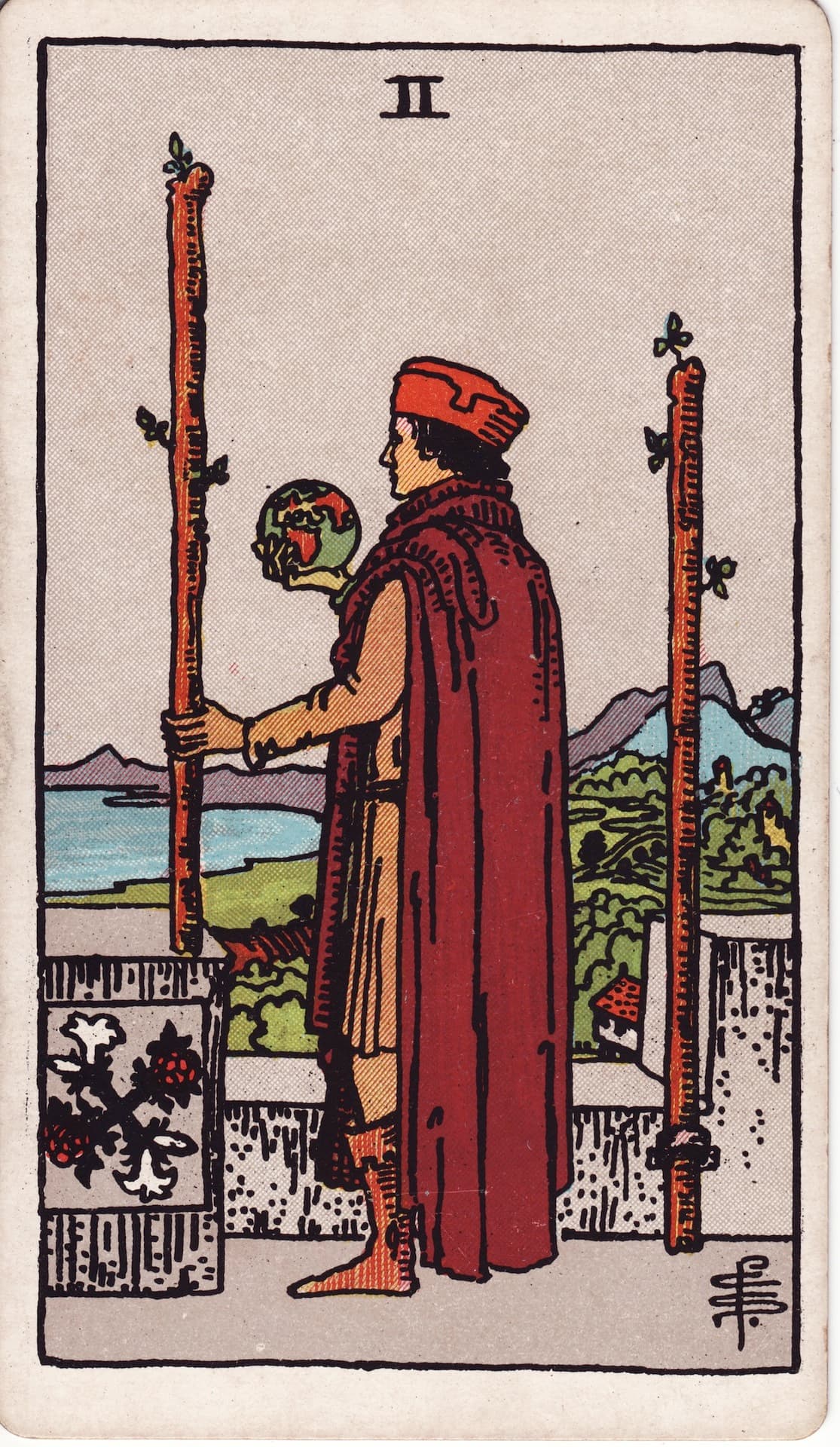 Carta Dois de Paus