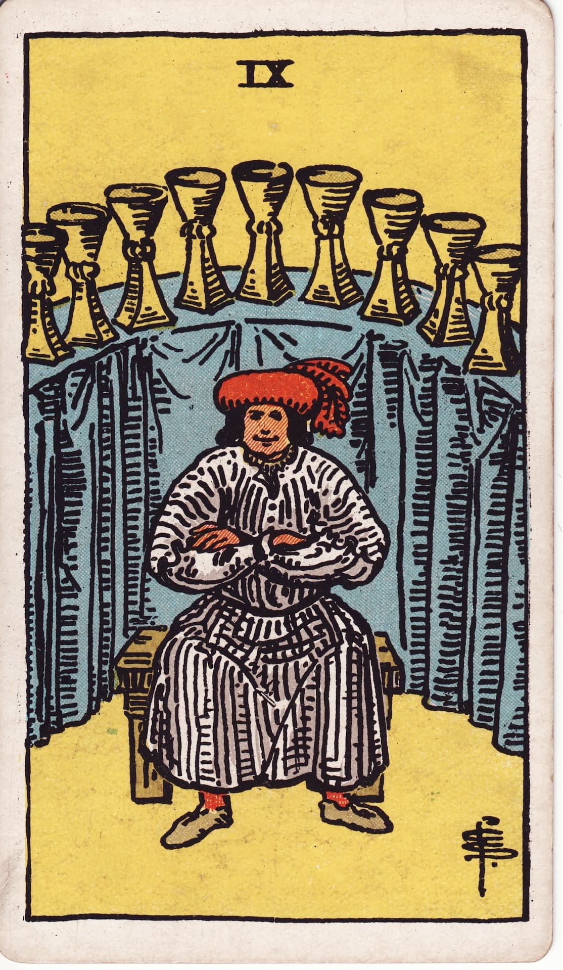 Carta Nove de Copas