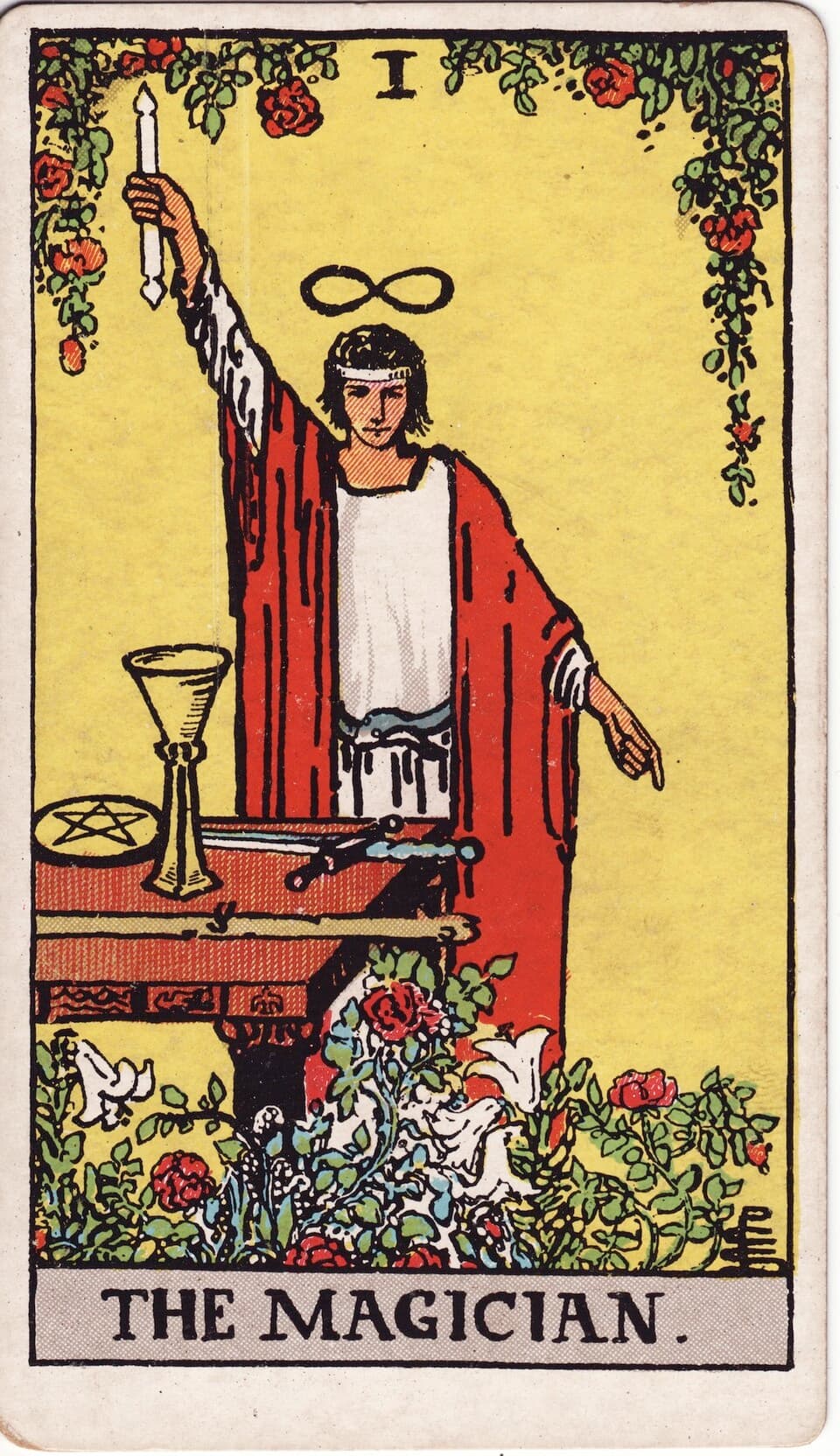 Ilustração da carta O Mago