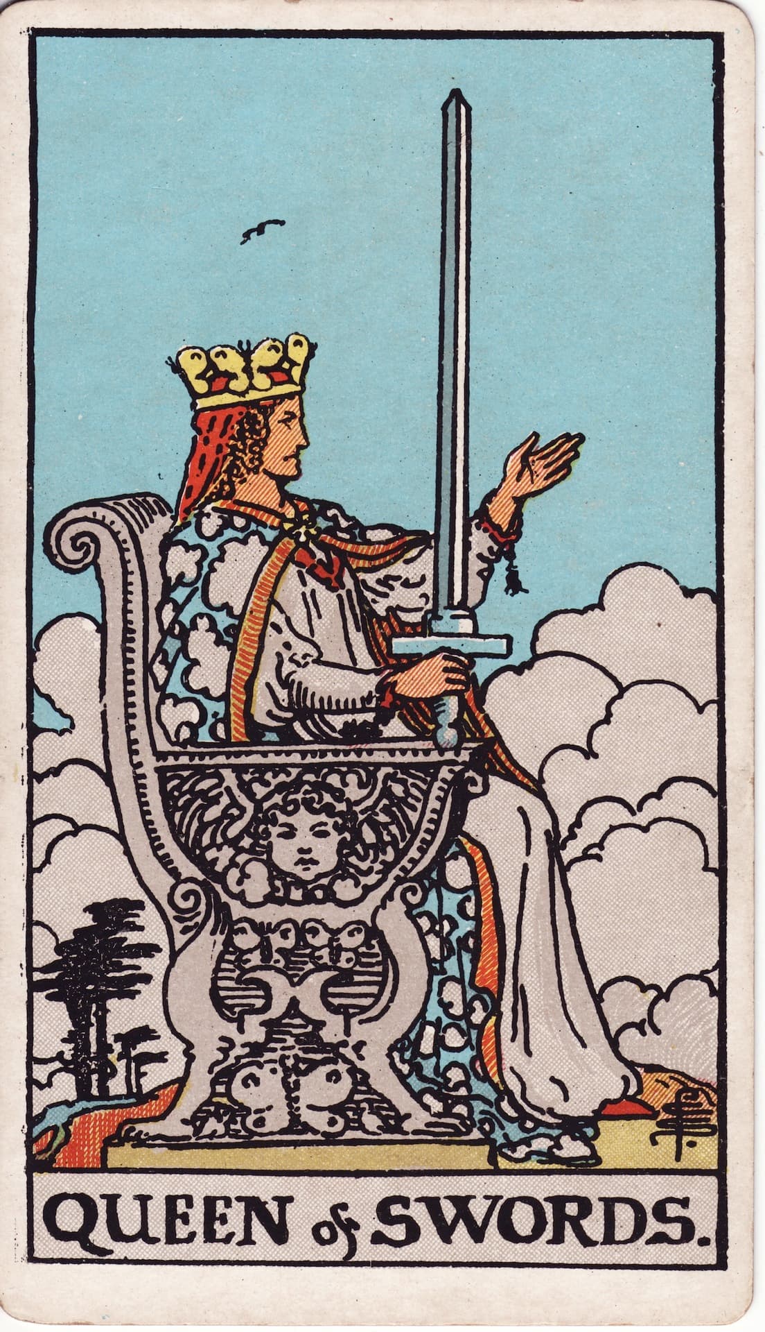 Carta Rainha de Espadas